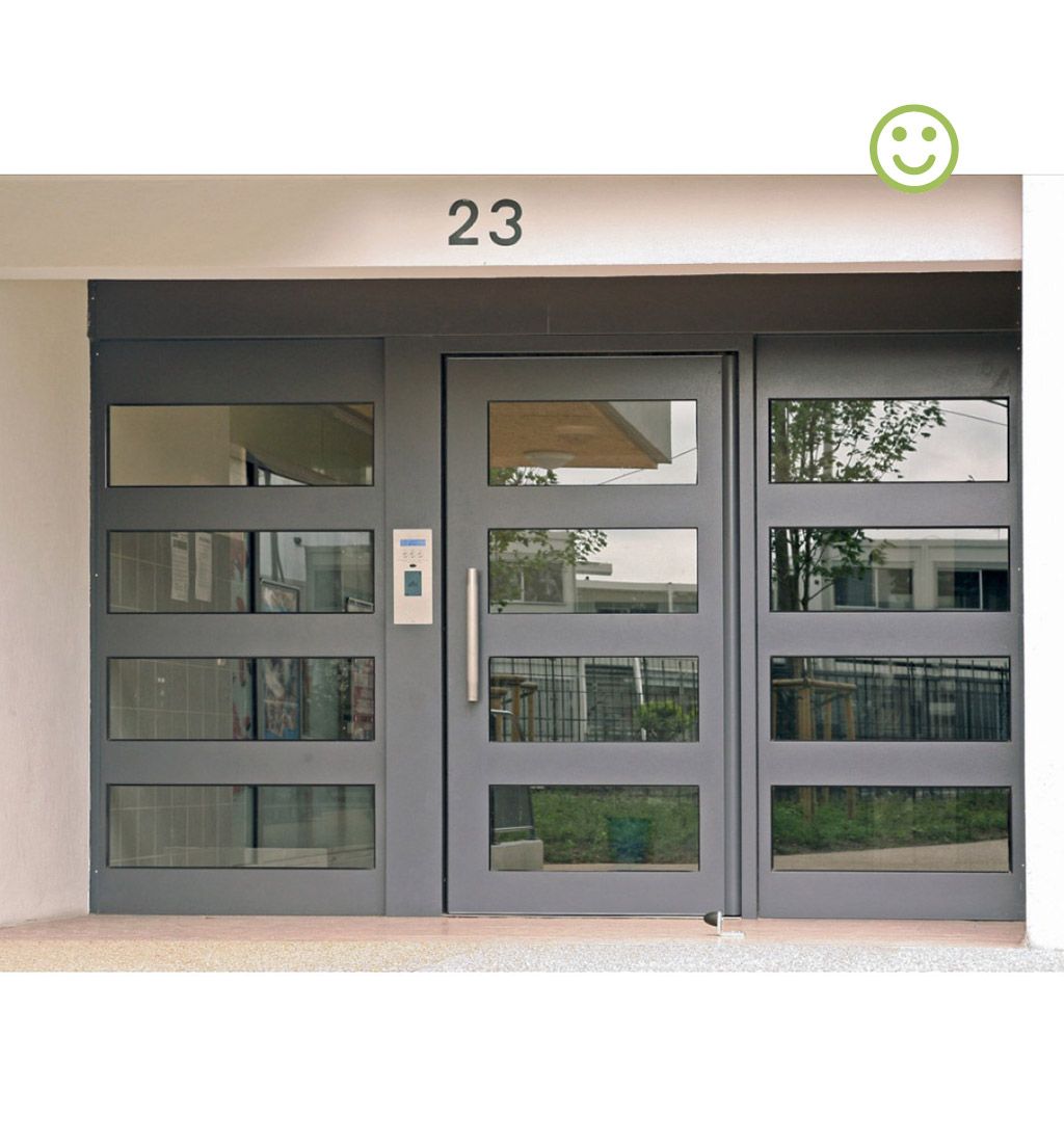 ARELOR-UES - Guide pratique « Production de logements accessibles et adaptés » - Solutions communes - Signalétique & Information - Accès contrasté, bon exemple