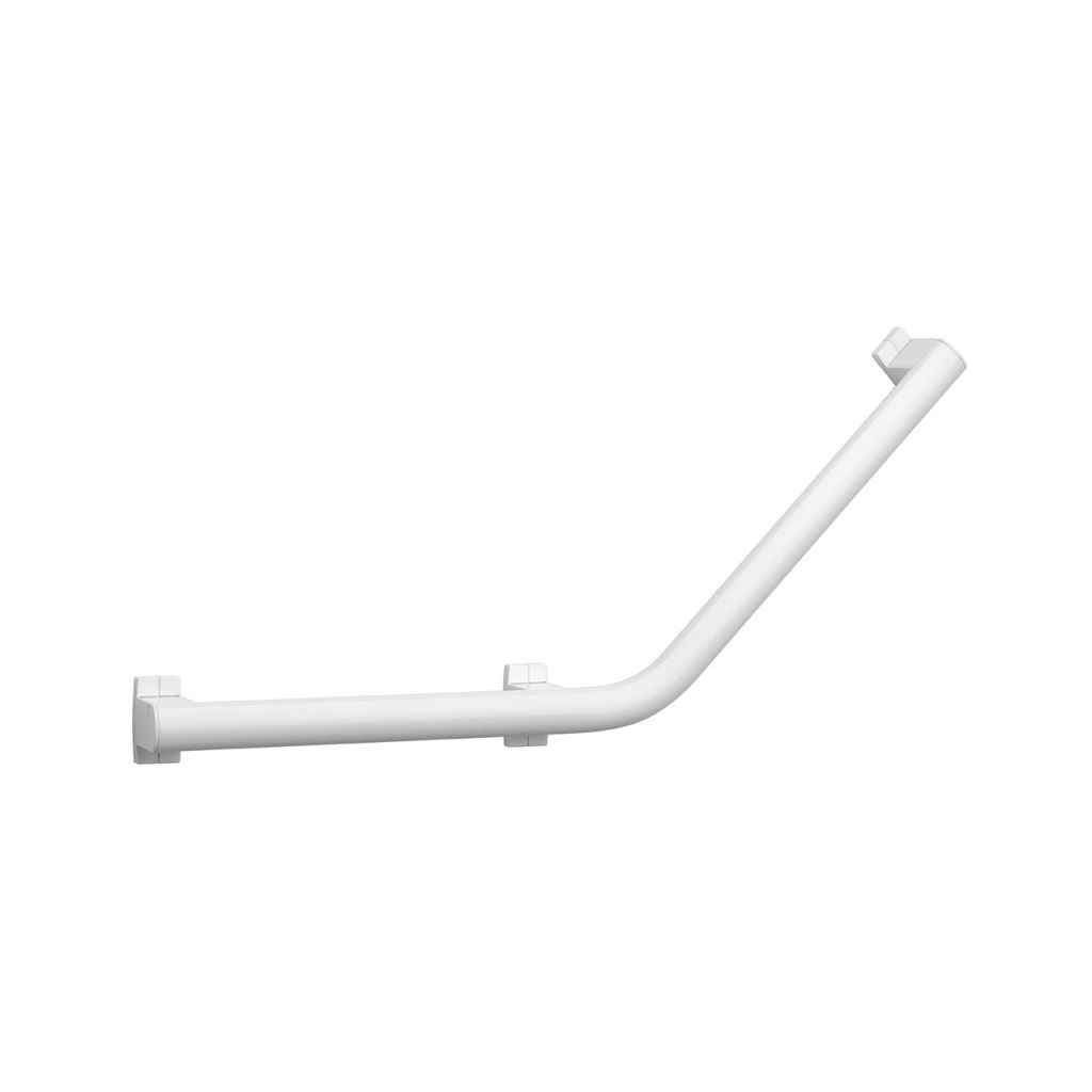 ARELOR-UES - Guide pratique &laquo; Production de logements accessibles et adapt&eacute;s &raquo; - Solutions communes - Barres d'appui - Exemple de barre d'appui coud&eacute;e &agrave; 135&deg;