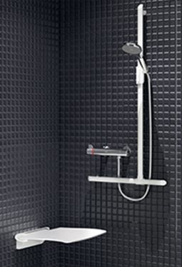 ARELOR-UES - Guide pratique &laquo; Production de logements accessibles et adapt&eacute;s &raquo; - Espace privatif - Salle de bain - Visuel