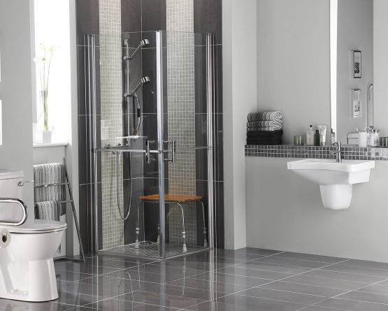 ARELOR-UES - Guide pratique &laquo; Production de logements accessibles et adapt&eacute;s &raquo; - Espace privatif - Salle de bain - Visuel