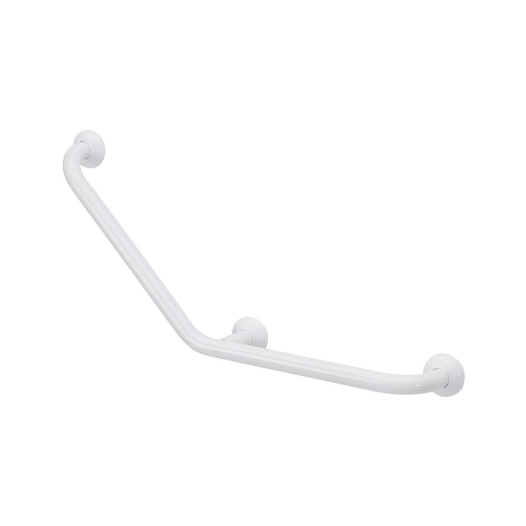 ARELOR-UES - Guide pratique &laquo; Production de logements accessibles et adapt&eacute;s &raquo; - Solutions communes - Barres d'appui - Exemple de barre d'appui coud&eacute;e &agrave; 135&deg;