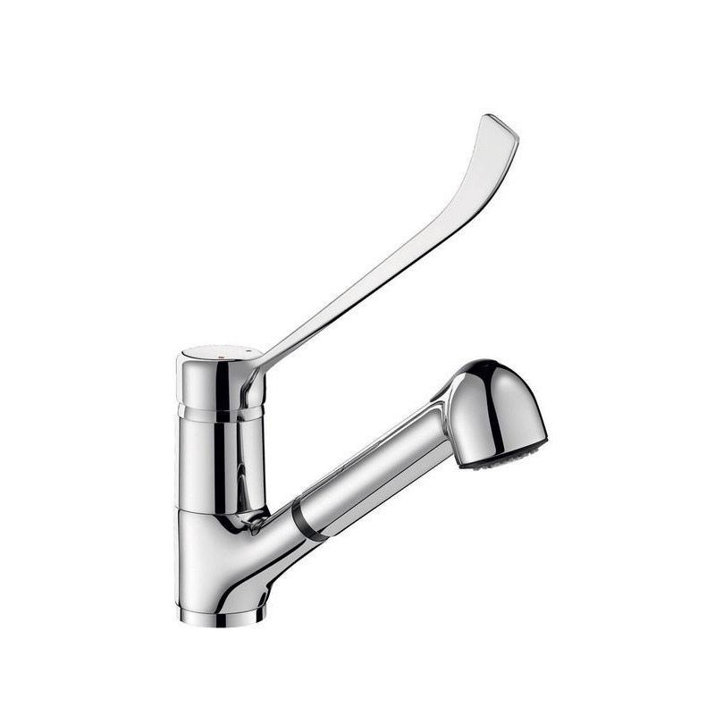 ARELOR-UES - Guide pratique &laquo; Production de logements accessibles et adapt&eacute;s &raquo; - Espace privatif - Salon, salle &agrave; manger, cuisine - ARELOR-UES - Guide pratique &laquo; Production de logements accessibles et adapt&eacute;s &raquo; - Espace privatif - Salon, salle &agrave; manger, cuisine - Douchette extractible